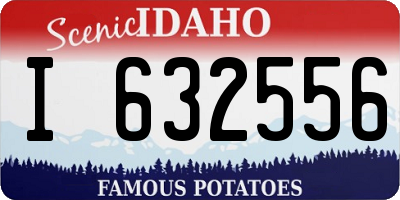 ID license plate I632556