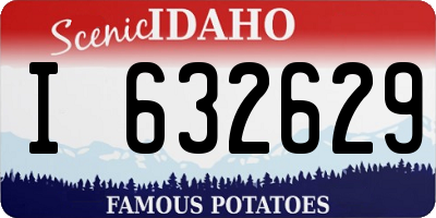 ID license plate I632629