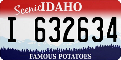 ID license plate I632634