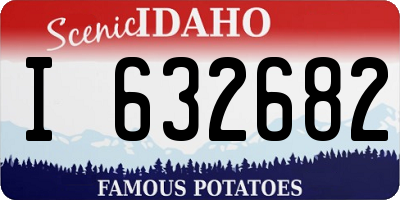 ID license plate I632682