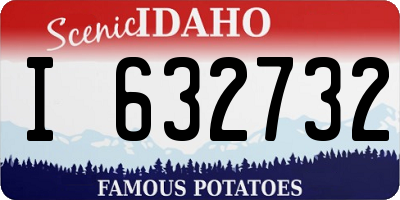 ID license plate I632732