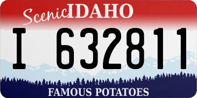 ID license plate I632811
