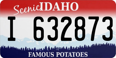 ID license plate I632873
