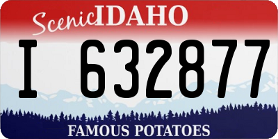ID license plate I632877