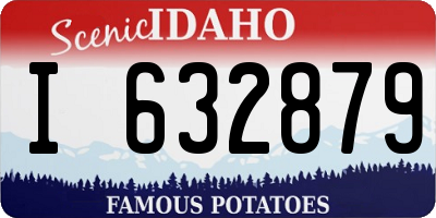 ID license plate I632879