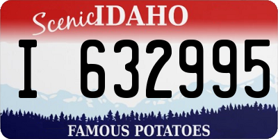 ID license plate I632995