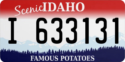 ID license plate I633131