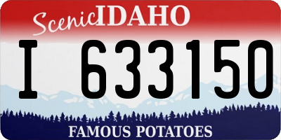 ID license plate I633150