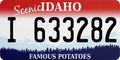 ID license plate I633282