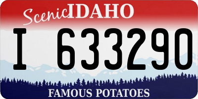 ID license plate I633290