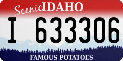 ID license plate I633306