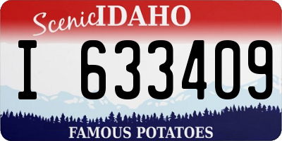 ID license plate I633409
