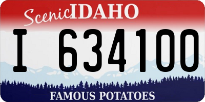 ID license plate I634100