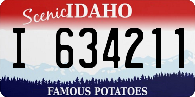 ID license plate I634211