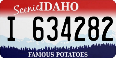 ID license plate I634282