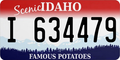 ID license plate I634479