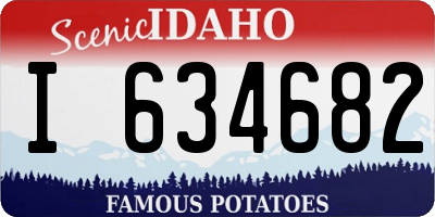 ID license plate I634682