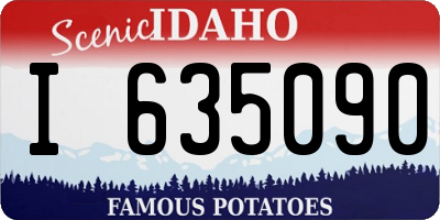 ID license plate I635090