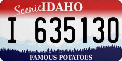 ID license plate I635130