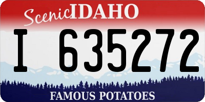 ID license plate I635272