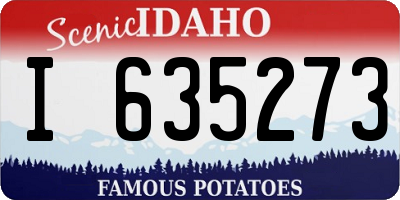 ID license plate I635273