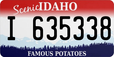 ID license plate I635338