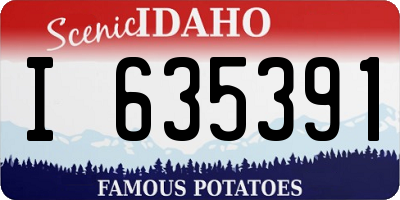 ID license plate I635391