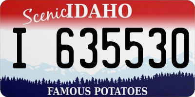 ID license plate I635530