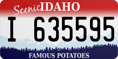 ID license plate I635595