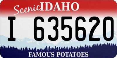 ID license plate I635620