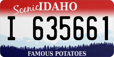 ID license plate I635661