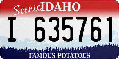 ID license plate I635761