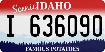 ID license plate I636090