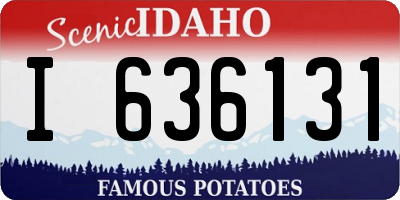 ID license plate I636131