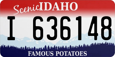 ID license plate I636148