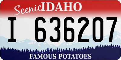 ID license plate I636207