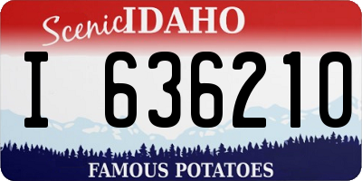ID license plate I636210