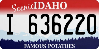 ID license plate I636220