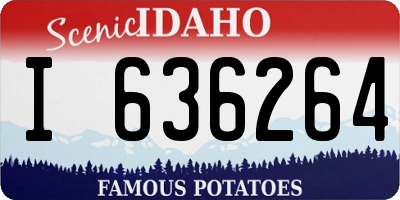 ID license plate I636264
