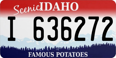 ID license plate I636272