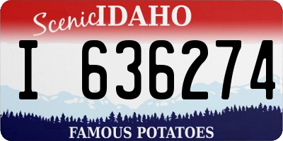 ID license plate I636274