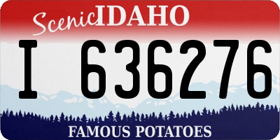ID license plate I636276