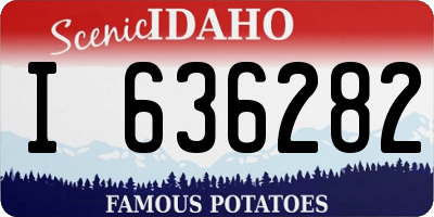 ID license plate I636282