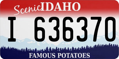 ID license plate I636370