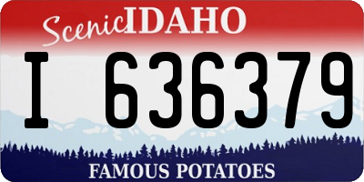 ID license plate I636379