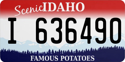 ID license plate I636490