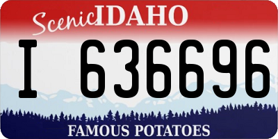 ID license plate I636696