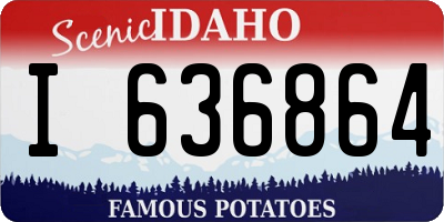 ID license plate I636864