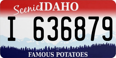 ID license plate I636879