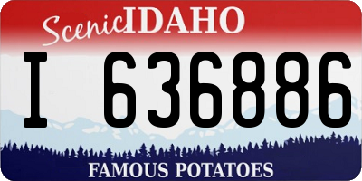 ID license plate I636886